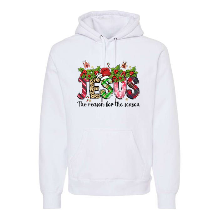 Jesus The Reason For The Season Christian Christmas God  Premium Hoodie