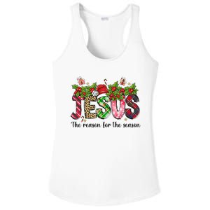 Jesus The Reason For The Season Christian Christmas God  Ladies PosiCharge Competitor Racerback Tank