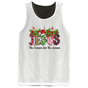 Jesus The Reason For The Season Christian Christmas God  Mesh Reversible Basketball Jersey Tank