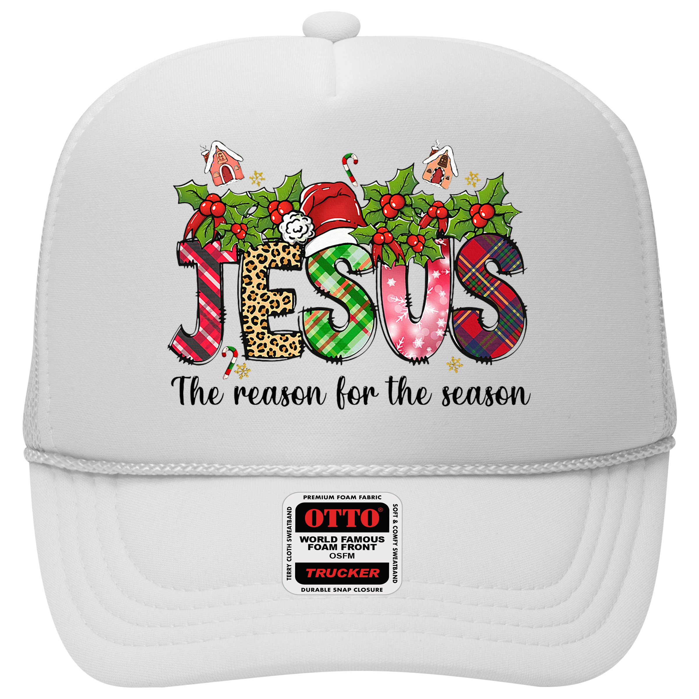 Jesus The Reason For The Season Christian Christmas God  Hat