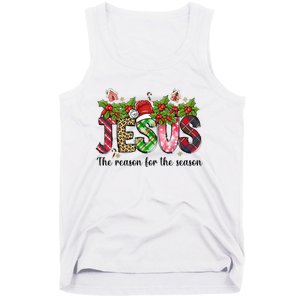 Jesus The Reason For The Season Christian Christmas God  Tank Top