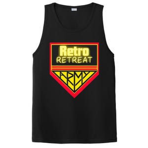 Join The Retro Retreat Army – Trendy Graphic PosiCharge Competitor Tank