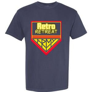 Join The Retro Retreat Army – Trendy Graphic Garment-Dyed Heavyweight T-Shirt