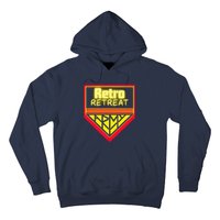 Join The Retro Retreat Army – Trendy Graphic Hoodie