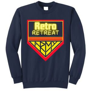 Join The Retro Retreat Army – Trendy Graphic Sweatshirt