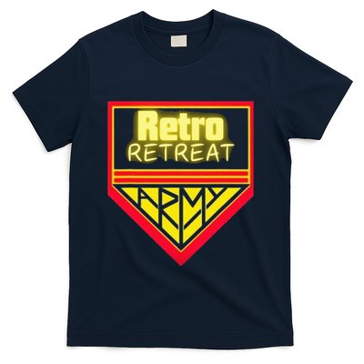 Join The Retro Retreat Army – Trendy Graphic T-Shirt