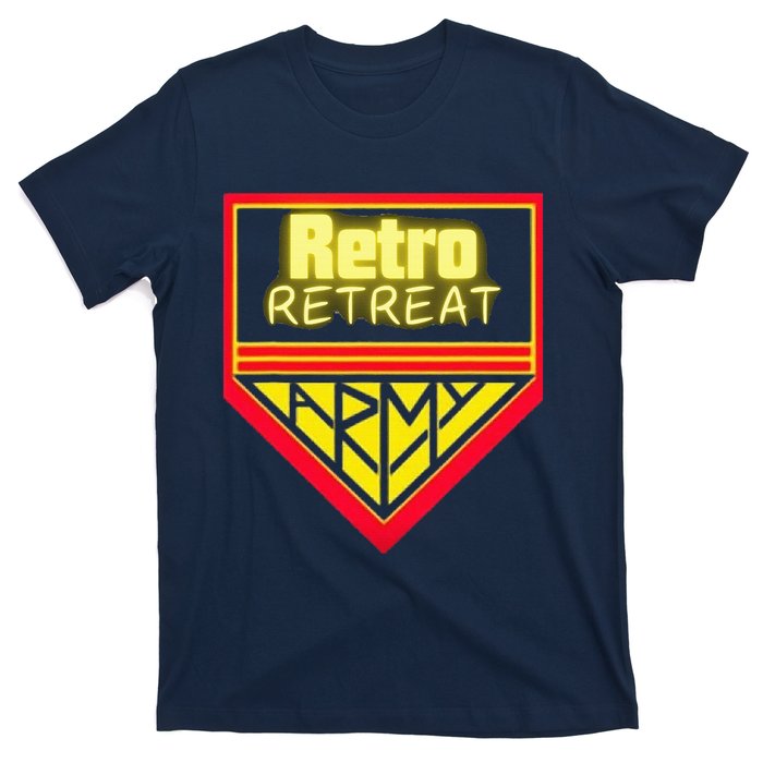 Join The Retro Retreat Army – Trendy Graphic T-Shirt