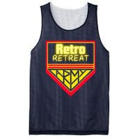 Join The Retro Retreat Army – Trendy Graphic Mesh Reversible Basketball Jersey Tank