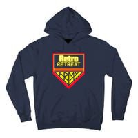 Join The Retro Retreat Army – Trendy Graphic Tall Hoodie