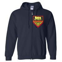 Join The Retro Retreat Army – Trendy Graphic Full Zip Hoodie