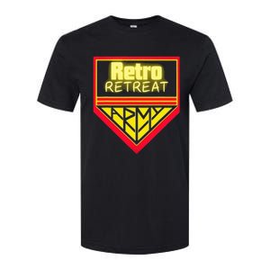 Join The Retro Retreat Army – Trendy Graphic Softstyle CVC T-Shirt