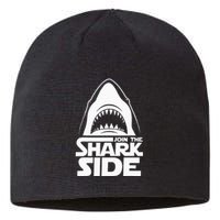 Join The Shark Side Funny Shark Lover Ocean Wildlife Sustainable Beanie