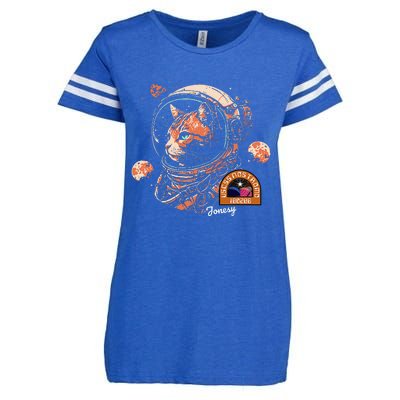 Jonesy The Space Cat Enza Ladies Jersey Football T-Shirt