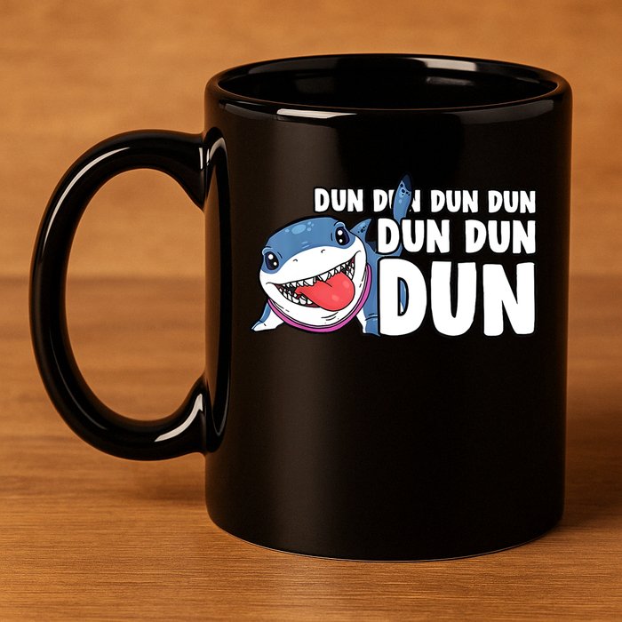 Jeff The Supper Hero Jeff Shark The Land Gaming 11oz C Handle Ceramic Mug