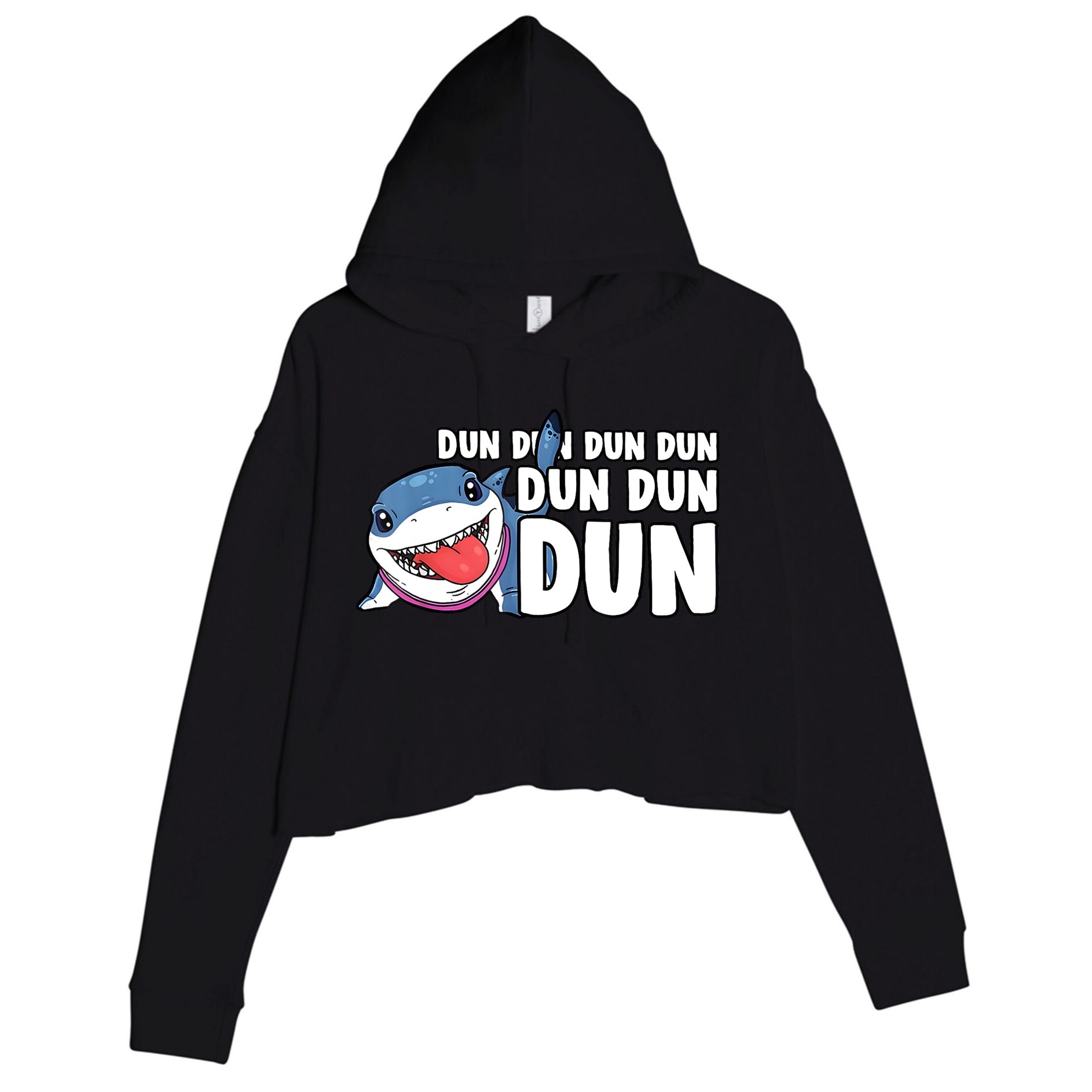 Jeff The Supper Hero Jeff Shark The Land Gaming Crop Fleece Hoodie