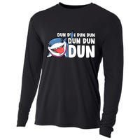 Jeff The Supper Hero Jeff Shark The Land Gaming Cooling Performance Long Sleeve Crew
