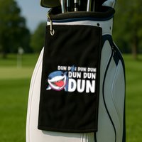 Jeff The Supper Hero Jeff Shark The Land Gaming Golf Towel