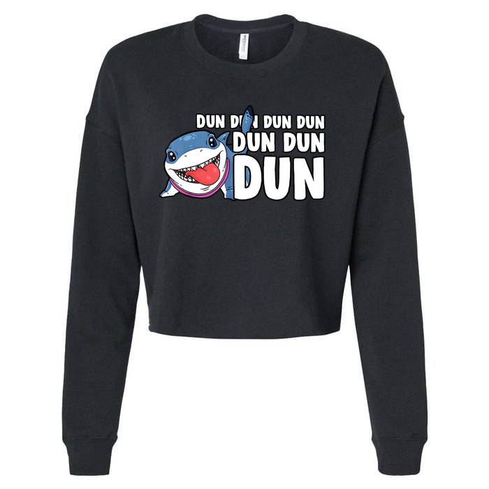 Jeff The Supper Hero Jeff Shark The Land Gaming Cropped Pullover Crew
