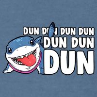 Jeff The Supper Hero Jeff Shark The Land Gaming Garment-Dyed Sweatshirt