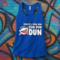 Jeff The Supper Hero Jeff Shark The Land Gaming Womens Tank Top