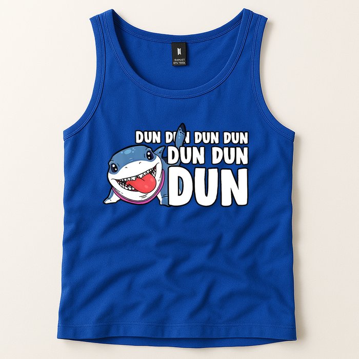 Jeff The Supper Hero Jeff Shark The Land Gaming Tank Top