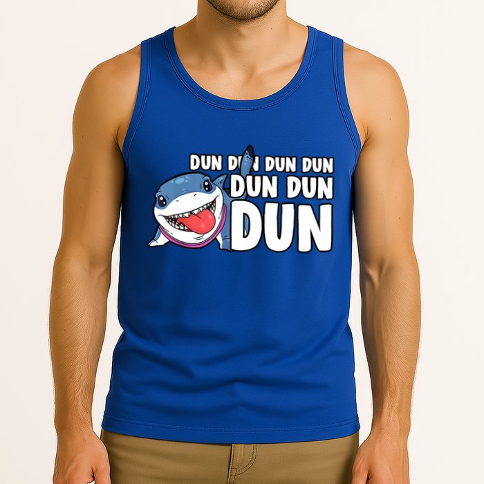 Jeff The Supper Hero Jeff Shark The Land Gaming Tank Top