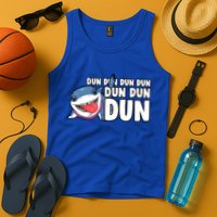 Jeff The Supper Hero Jeff Shark The Land Gaming Tank Top