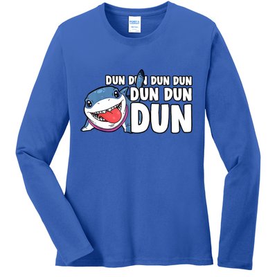 Jeff The Supper Hero Jeff Shark The Land Gaming Ladies Long Sleeve Shirt