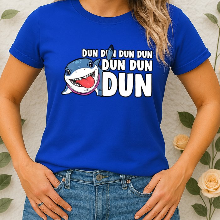 Jeff The Supper Hero Jeff Shark The Land Gaming Womens T-Shirt