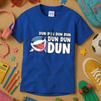 Jeff The Supper Hero Jeff Shark The Land Gaming Kids T-Shirt