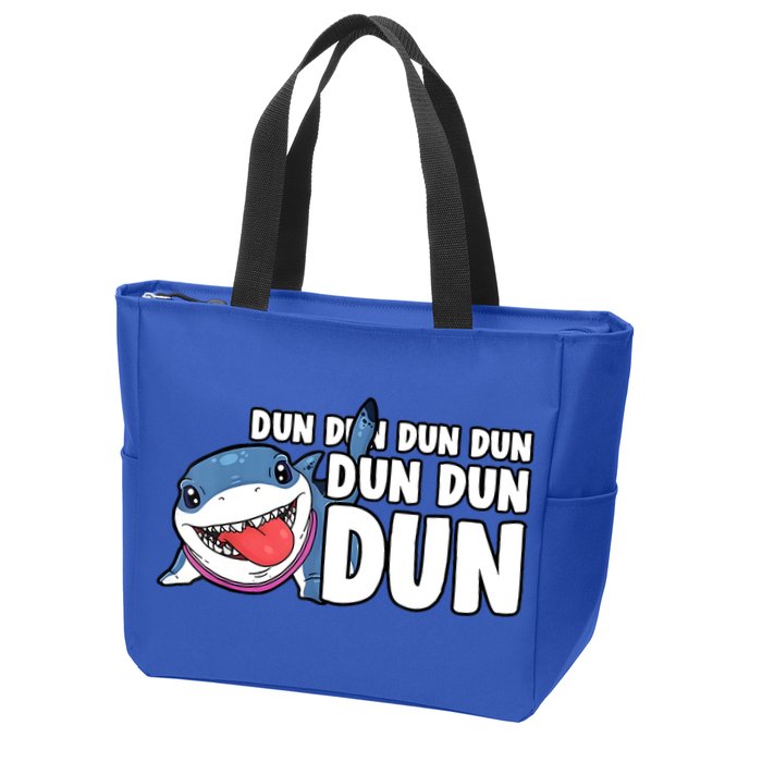 Jeff The Supper Hero Jeff Shark The Land Gaming Zip Tote Bag