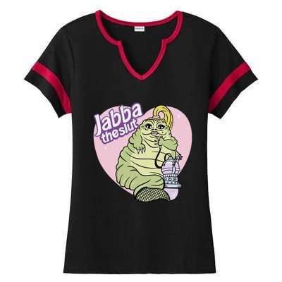 Jabba The Slut Ladies Halftime Notch Neck Tee