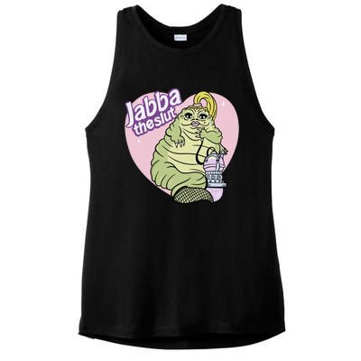 Jabba The Slut Ladies PosiCharge Tri-Blend Wicking Tank