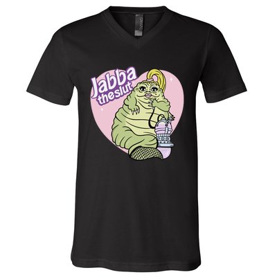 Jabba The Slut V-Neck T-Shirt