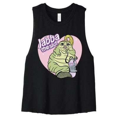 Jabba The Slut Women's Racerback Cropped Tank