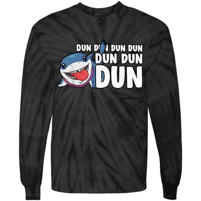 Jeff The Supper Hero Jeff Shark The Land Gaming Tie-Dye Long Sleeve Shirt