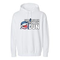 Jeff The Supper Hero Jeff Shark The Land Gaming Garment-Dyed Fleece Hoodie
