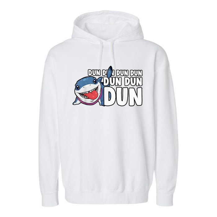 Jeff The Supper Hero Jeff Shark The Land Gaming Garment-Dyed Fleece Hoodie