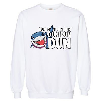 Jeff The Supper Hero Jeff Shark The Land Gaming Garment-Dyed Sweatshirt