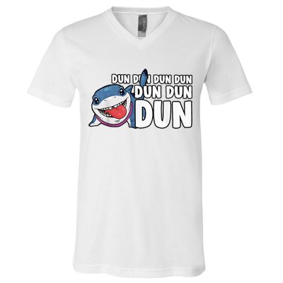 Jeff The Supper Hero Jeff Shark The Land Gaming V-Neck T-Shirt