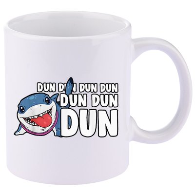 Jeff The Supper Hero Jeff Shark The Land Gaming 11oz C Handle Ceramic Mug