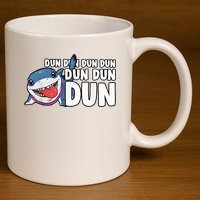 Jeff The Supper Hero Jeff Shark The Land Gaming 11oz C Handle Ceramic Mug