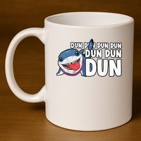 Jeff The Supper Hero Jeff Shark The Land Gaming 11oz C Handle Ceramic Mug