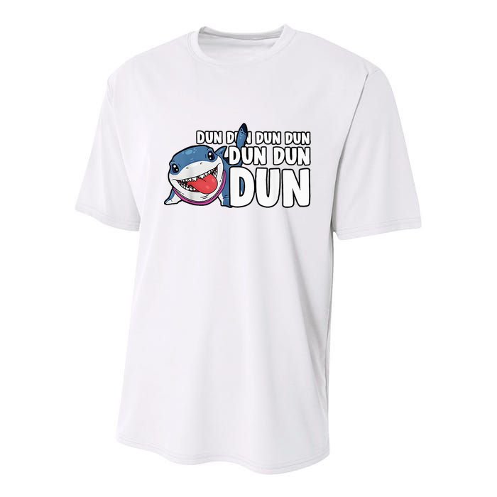 Jeff The Supper Hero Jeff Shark The Land Gaming Youth Performance Sprint T-Shirt