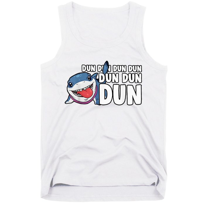 Jeff The Supper Hero Jeff Shark The Land Gaming Tank Top