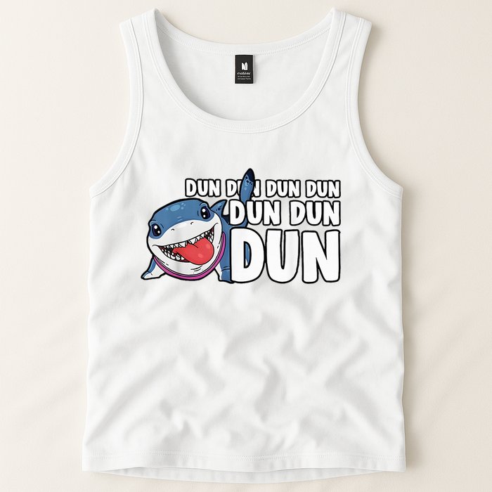 Jeff The Supper Hero Jeff Shark The Land Gaming Tank Top