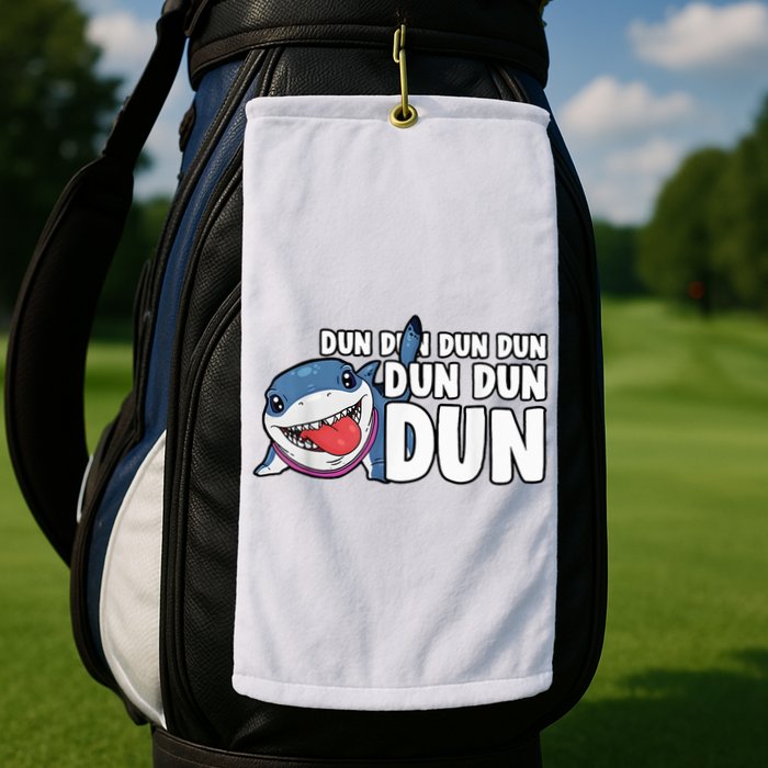 Jeff The Supper Hero Jeff Shark The Land Gaming Golf Towel
