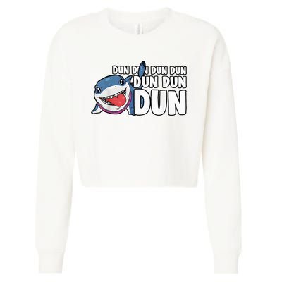 Jeff The Supper Hero Jeff Shark The Land Gaming Cropped Pullover Crew