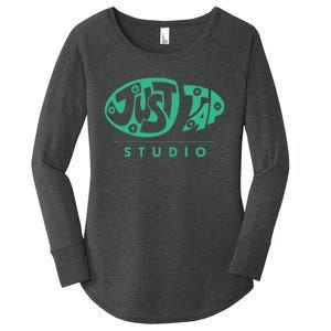 Just Tap Studio Wear Women's Perfect Tri Tunic Long Sleeve Shirt