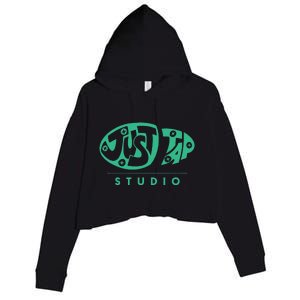 Just Tap Studio Wear Crop Fleece Hoodie